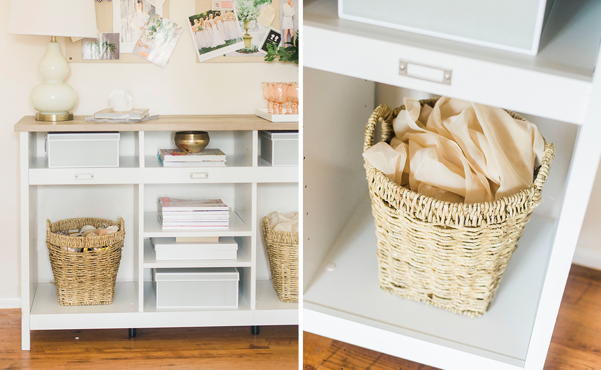StyleWithInReach_OfficeStorageCredenza.jpg Style Within Reach creates beautiful storage in her home office.