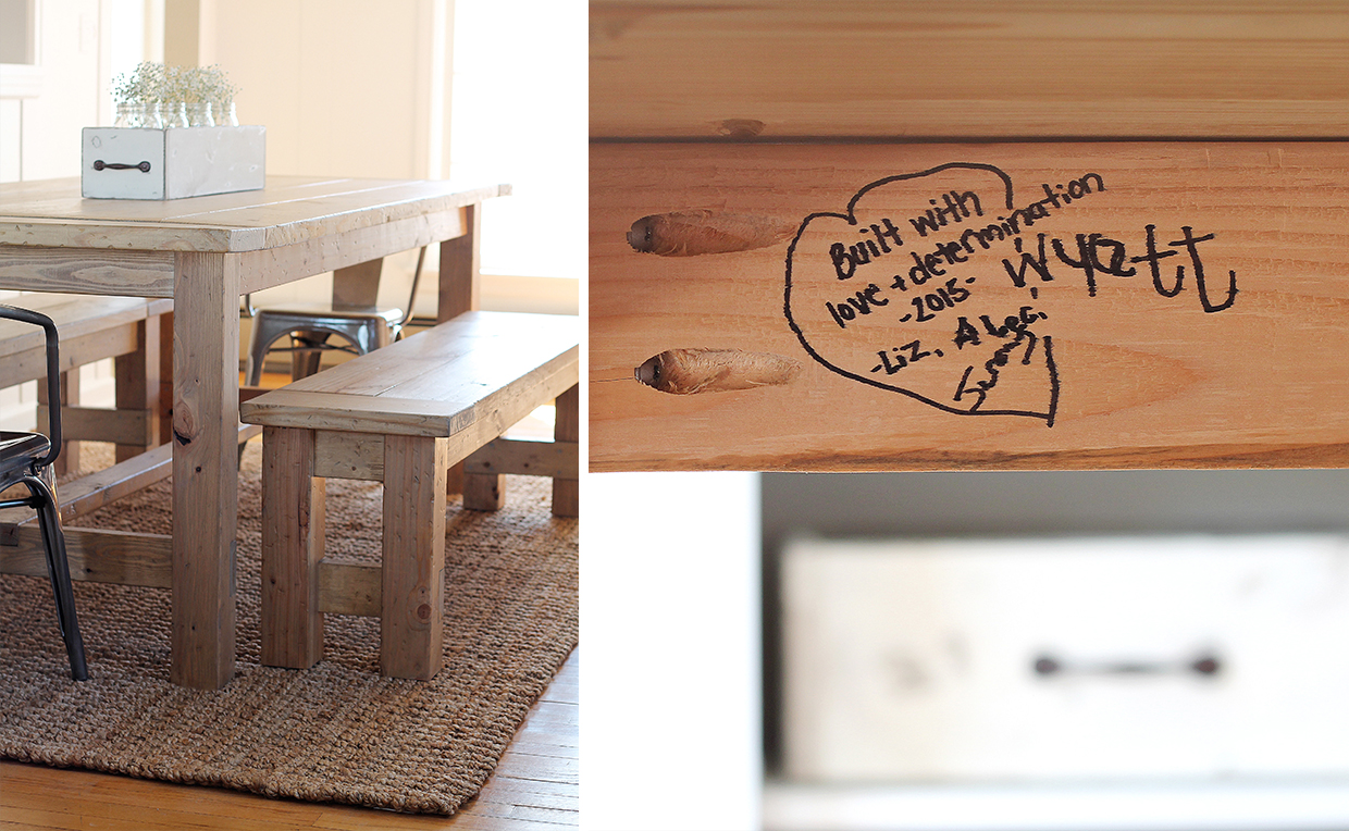 LoveGrowsWild_DiningTable.jpg Love Grows Wild’s awesome hand-built dining table and benches