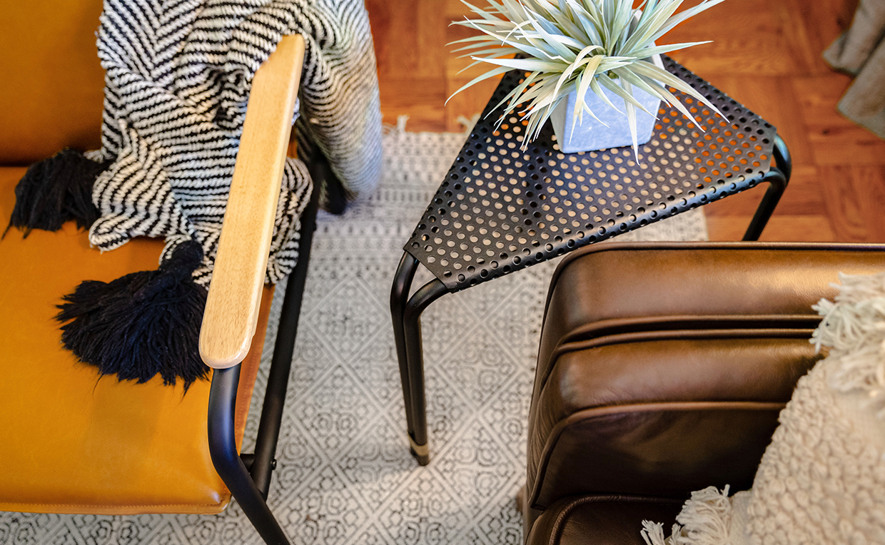 10_2.jpg Perforated metal top side table