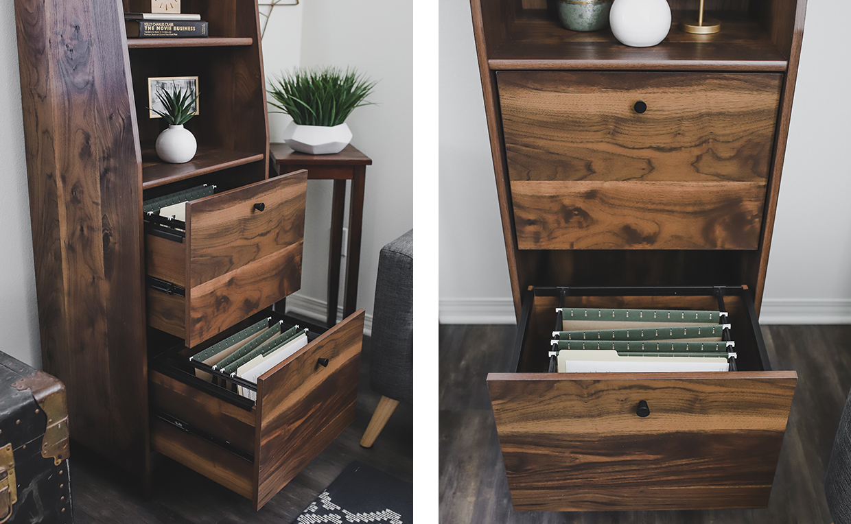 Blog_Amanda_1240x764_03.jpg Midcentury Modern bookcase with drawers, home office file storage