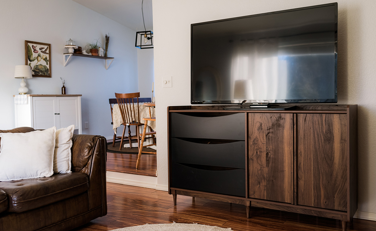 Blog_Chelsea_1240x764_06.jpg Midcentury Modern entertainment credenza with TV